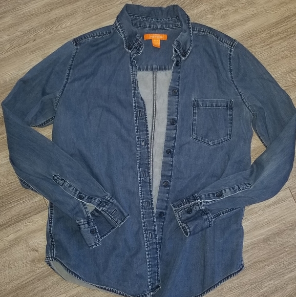 Joe fresh denim button up - Picture 3 of 4